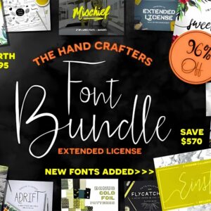 Hand Crafters Font Bundle