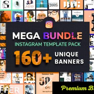 Instagram Mega Bundle Template Package